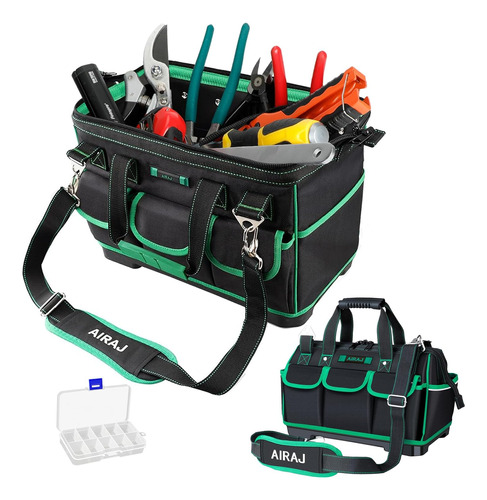 Airaj Tool Bag,18 Inch Tools Bag Large For Men Heavy Duty Wi