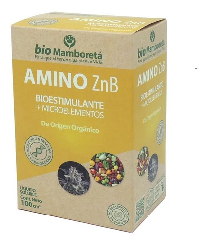 Bio Mamboreta Amino Znb 100 Cc.  Bioestimulante + Microe