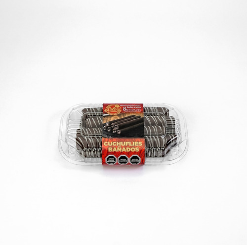 Imagen 3 de 3 de Cuchuflies Chocolate Lili´s, Display X8 Unidades.