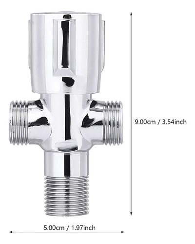 Llave Válvula Angular Doble En Acero Inoxidable De Baño