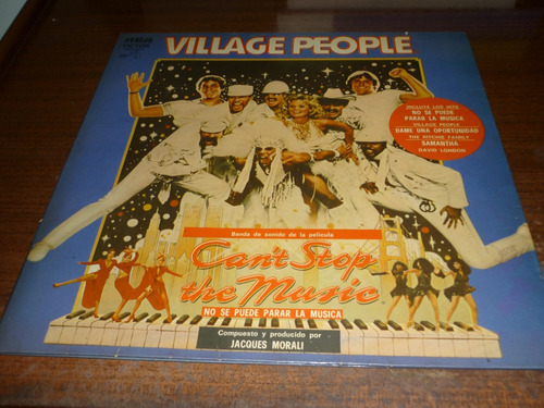 Village People Cant Stop The Music Vinilo Argentino Jcd055