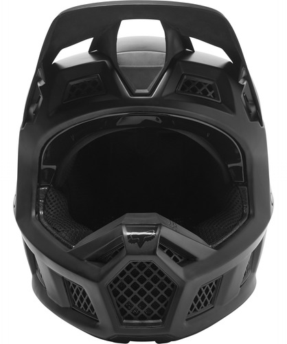Imagen 5 de 5 de Casco Motocross Fox - V3 Rs Black Carbon #28029
