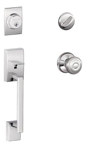 Schlage Lock Company Century Mango Monocilíndrico Y Pomo Geo