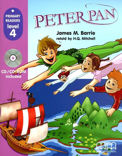 Peter Pan Primary Readers Level 4 Cd-rom Included - Barrie, 