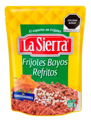 Frijoles La Sierra Bayos Refritos 400g