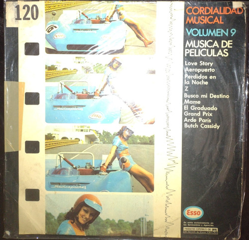 Cordialidad Musical Volu.9/m.de Películas En Disco De Vinilo