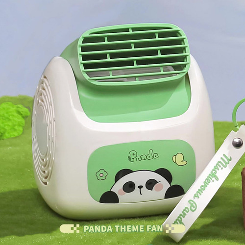 Ventilador De Escritorio De La Serie G Cute Pattern Con Carg