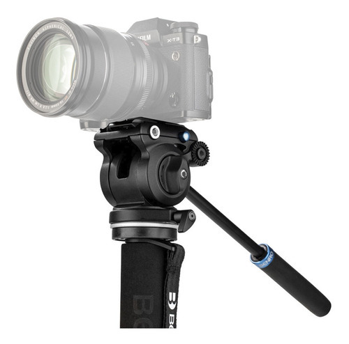 Monopé Benro A38fds2pro Cabeça Hidráulica + Pé De Galinha