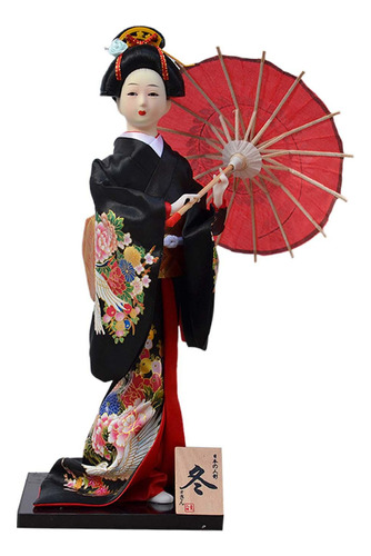 Perfect Boneca Geisha Japonesa Asiática, Estatuetas Em