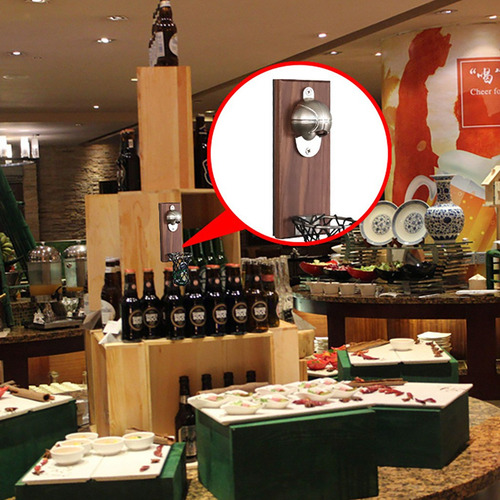 M Wall Mount Bottle Basketball Opener With Embedded Mag 7006