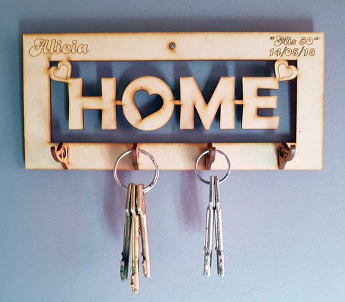 30 Porta Llaves Personalizados Cuadros Souvenirs Fibrofacil