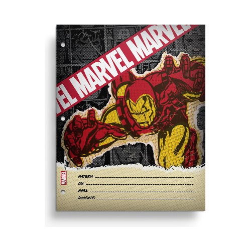 Separadores Marvel Comics Nº 3 Escolar Materia X 6 Mooving