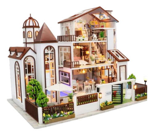 Casita Miniatura Construcción 3d