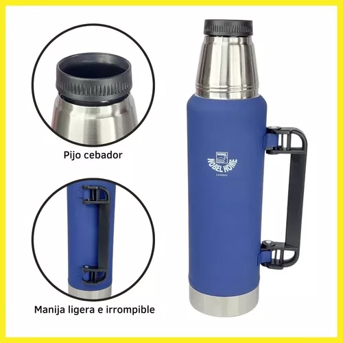 Termo Acero Inoxidable 1,2 Lts Pico Cebador Mate