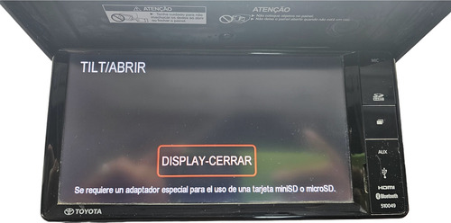 Stereo Pantalla Táctil Original Toyota Etios Con Video. Negro