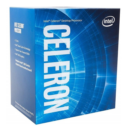 Procesador Intel Celeron G5905 BX80701G5905 de 2 núcleos y 3.5GHz de frecuencia con gráfica integrada