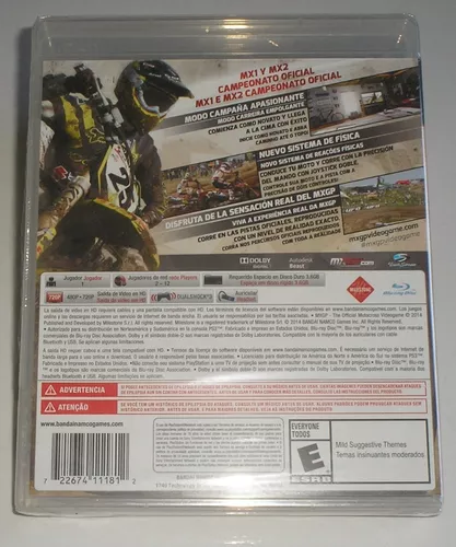 Jogo Mxgp the official motocross videogame ps3 novo - bandai namco games -  Jogos PS3 - Magazine Luiza