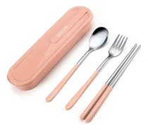 Comprar Cubierto Viaje Inkuleer 18 Acero Inoxidable Utensilio