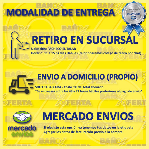 Imagen 6 de 7 de Juego Griferia Baño Completa Aqualaf Aqua Mare Cromo