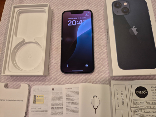 iPhone 13 Mini 128gb 79% Anatel Nf Cx Td Org Perf Ú Dn Gar (Usado)