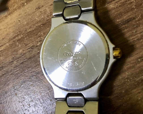 Relógio Longines Aço Inoxidável Dourado E Prateado Antigo