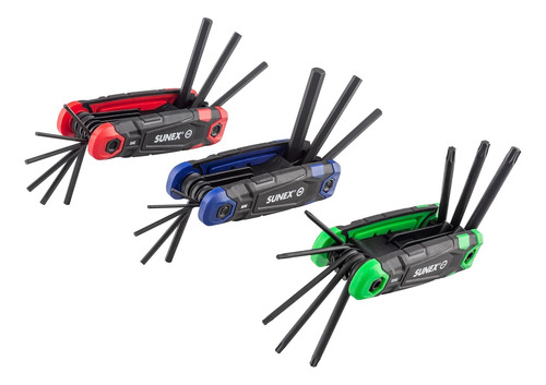 Sunex 98525f Sae/metric/torx - Juego De Llaves Hexagonales P