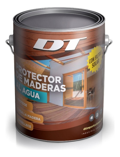 Protector De Madera Al Agua - Dt - 0,9 Lt Ext Int Colores Color Roble