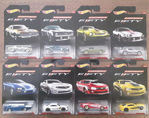 Hot Wheels Coleccion Camaro Fifty Set De 8 Nuevos Sellados