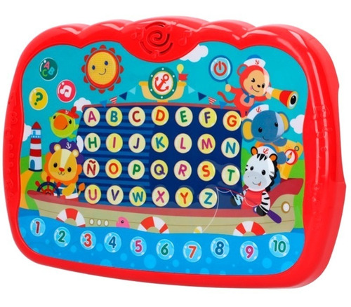 Imagen 6 de 10 de Smart Tablet Aprendizaje Para Niños Luz Sonidos Juegos 3en1