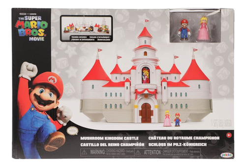 Set Figura De Acción Castillo Del Reino Champiñón Mario Bros