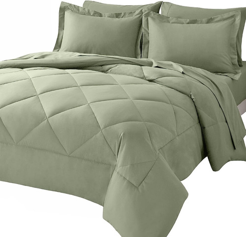 Juego De Edredón Doble Cozylux Con Sábanas, Cama De 5 Piezas