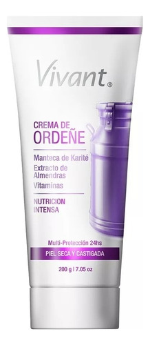 Crema De Ordeñe Vivant Piel Seca Y Castigada X 200 Gr