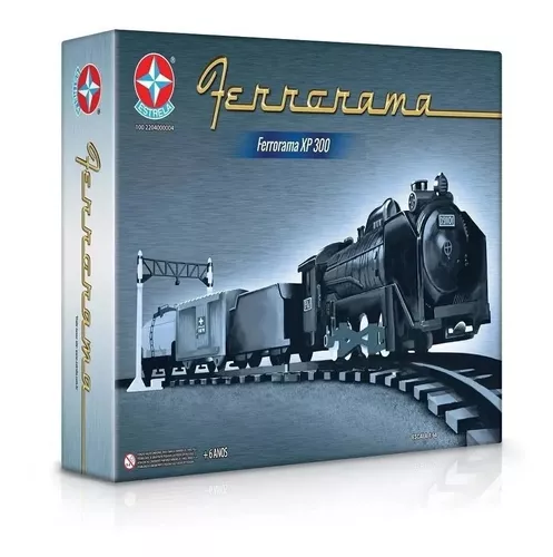 KIT OM 5 TREM FERRORAMA Trenzinho Locomotiva De Brinquedo A Pilha