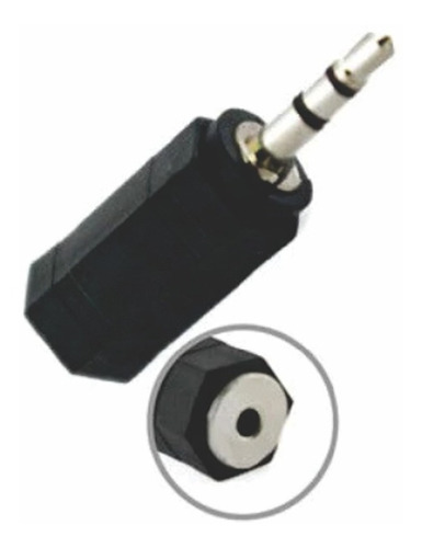 Adaptador Plug 3.5 Mm Macho Estereo A Jack 2.5 Mm Hembra St 