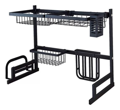 Organizador de fregadero multiusos Home Line negro-FWB color negro