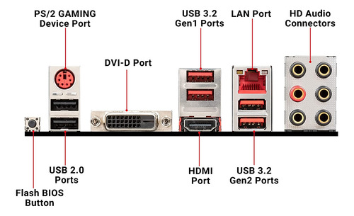 Placa Base De Escritorio Msi B450 Gaming Plus Am4 Ddr4