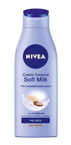 Crema Corporal Soft Milk Nivea 400 Ml