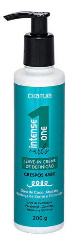 Leave-in Creme Intense One Curls Crespos 4abc Ckamura 200g