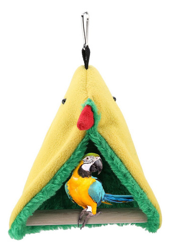 Juguete De Tienda Hamaca De Felpa Triangular De Loro Pájaro