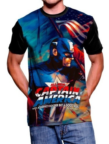 Camiseta De Comics Capitan America 2