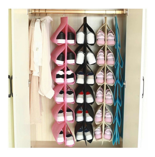 Organizador Zapatos Zapatero Colgante Puerta Closet Full