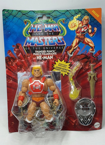 Masters Of The Universe Origins Deluxe Thunder Punch He-man