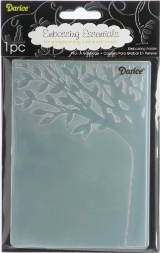 Darice 121840 Carpeta Con Relieve De Tronco De Arbol Frondos