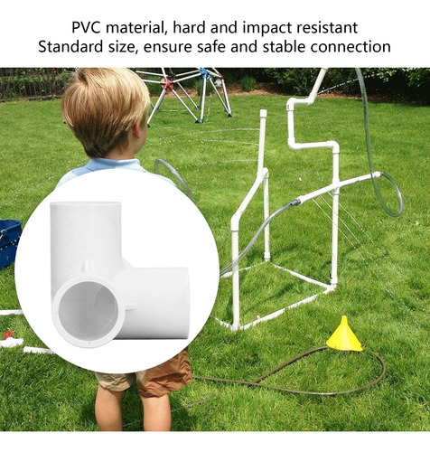 10 Piezas De Accesorios De Tubería De 3 Vías, Plástico Pvc,