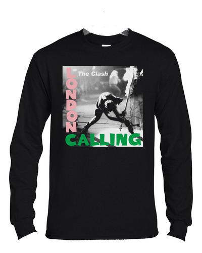 Polera Ml The Clash London Calling Punk Abominatron