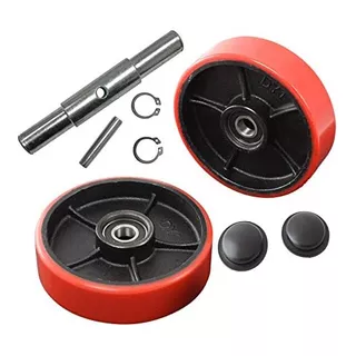 Pallet Jack/truck Steering Wheels Set With Axle, Fasten...