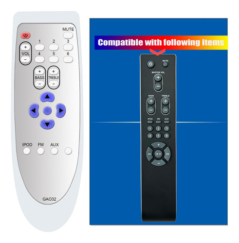Control Remoto Sustituto Para Altec Lansing M812 - Pack Comp