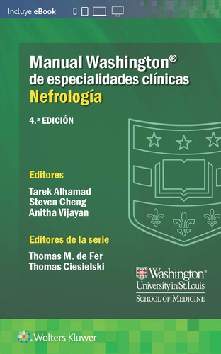 Manual Washington De Especialidades Clínicas: Nefrología