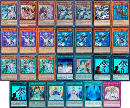 Base Valkyrie 26 Cartas Yu-gi-oh! Nuevo Y Original