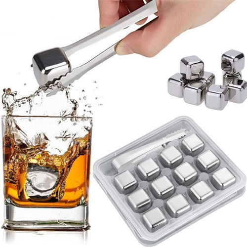 Cubitos De Hielo De Acero Inoxidable 304 Reutilizables
